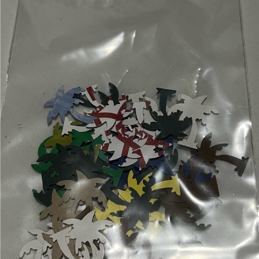 Colorful Palm Tree Confetti